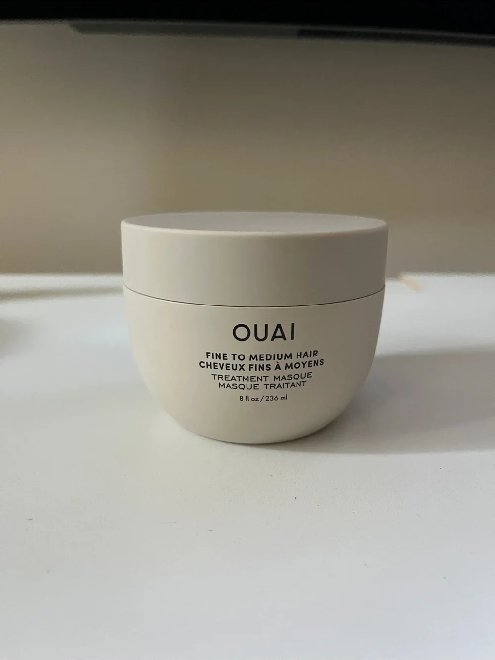 OUAI Treatment Masque (hair mask for fine to medium hair) 8oz / 236ml